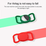 Custodia protettiva in silicone stile animale per AirTag Apple
