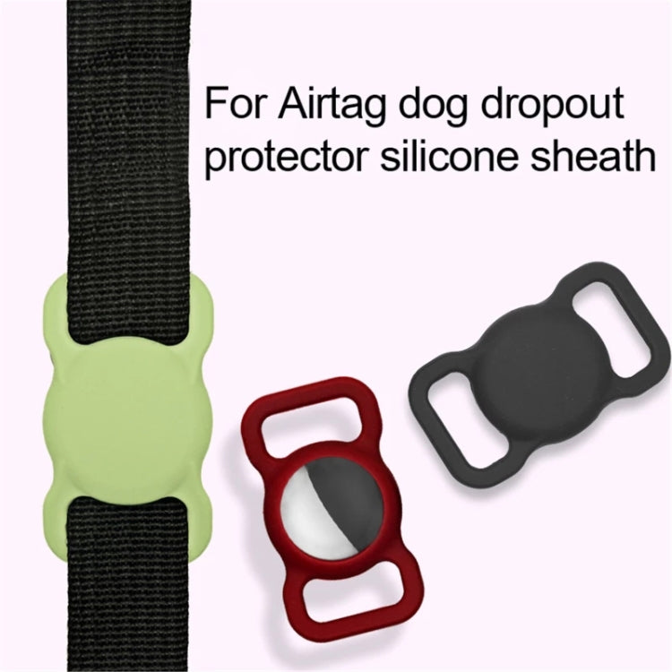Custodia protettiva in silicone stile animale per AirTag Apple