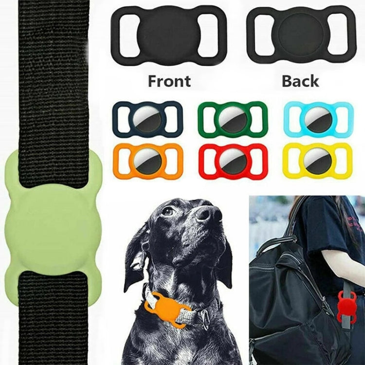 Custodia protettiva in silicone stile animale per AirTag Apple