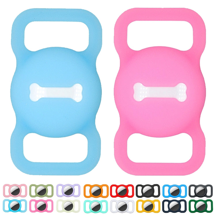 Custodia protettiva in silicone stile animale per AirTag Apple