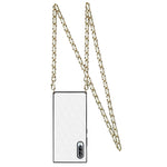 Elegante custodia antiurto in pelle microfibra con motivo rombico + TPU con tracolla a catena, For Samsung Galaxy A90 5G, For Samsung Galaxy Note10+, For Samsung Galaxy Note20 Ultra, For Samsung Galaxy S9+