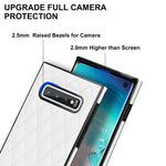 Elegante custodia antiurto in pelle microfibra con motivo rombico + TPU con tracolla a catena, For Samsung Galaxy S10, For Samsung Galaxy S10+, For Samsung Galaxy S10e, For Samsung Galaxy S20 Ultra