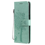Custodia portafoglio in pelle sintetica per OPPO F19 e A74 4G