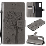 Custodia portafoglio in pelle sintetica per OPPO Reno5 Pro+