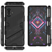Punk Armor 2 in 1 PC + custodia antiurto in TPU con supporto invisibile, For vivo V21, For Xiaomi Redmi K40 Gaming, For Honor Play 5T