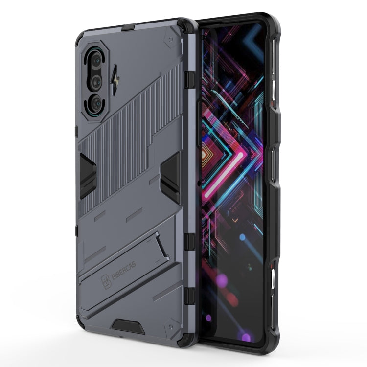 Custodia TPU antiurto con supporto per Xiaomi Redmi K40 Gaming