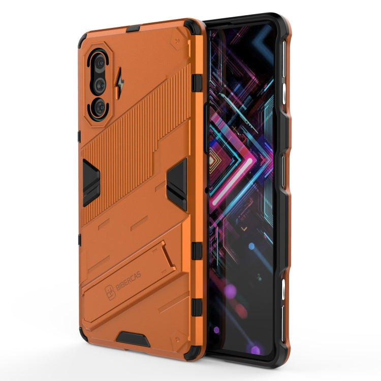 Custodia TPU antiurto con supporto per Xiaomi Redmi K40 Gaming
