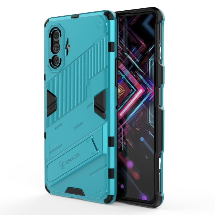 Custodia TPU antiurto con supporto per Xiaomi Redmi K40 Gaming
