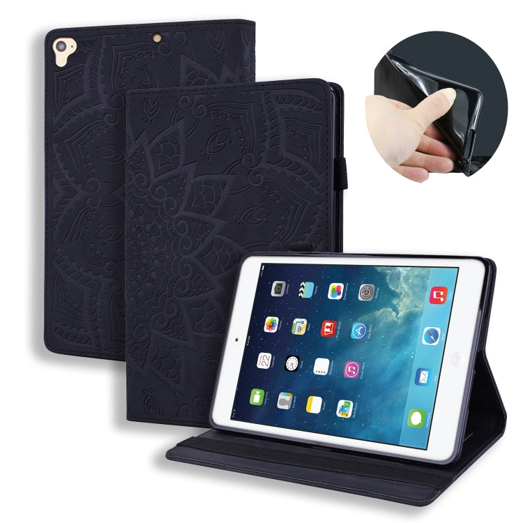 Custodia in pelle goffrata per iPad