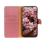 KHAZNEH Custodia in pelle a conchiglia orizzontale con struttura in pelle bovina con supporto, slot per carte e portafoglio, For Wiko Y62, For Asus Zenfone 8