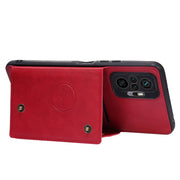 Custodia protettiva magnetica antiurto in PU + TPU con doppia fibbia con slot per schede e supporto, For Xiaomi Redmi Note 10 Pro Max, For Xiaomi Mi 11 Ultra, For Xiaomi Mi 11 Pro, For Xiaomi Mi 11 Lite