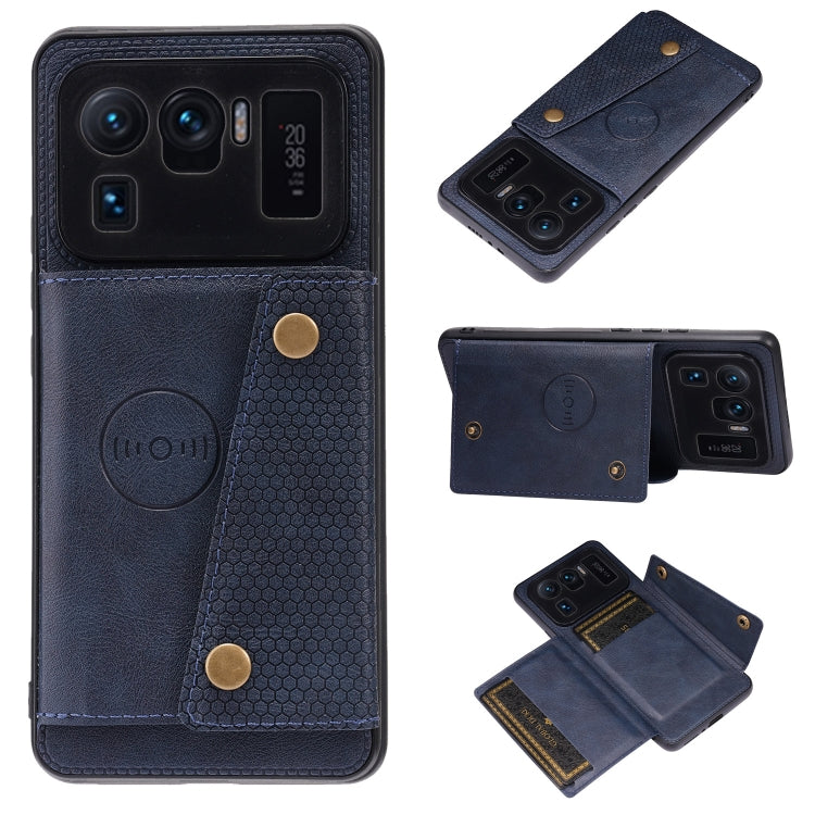 Custodia portafoglio magnetica in PU e TPU per Xiaomi Mi 11 Ultra