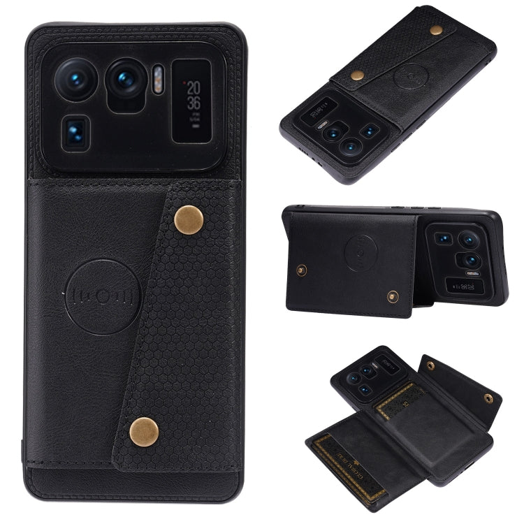 Custodia portafoglio magnetica in PU e TPU per Xiaomi Mi 11 Ultra