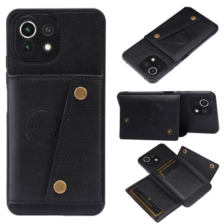 Custodia portafoglio magnetica in PU e TPU per Xiaomi Mi 11 Ultra