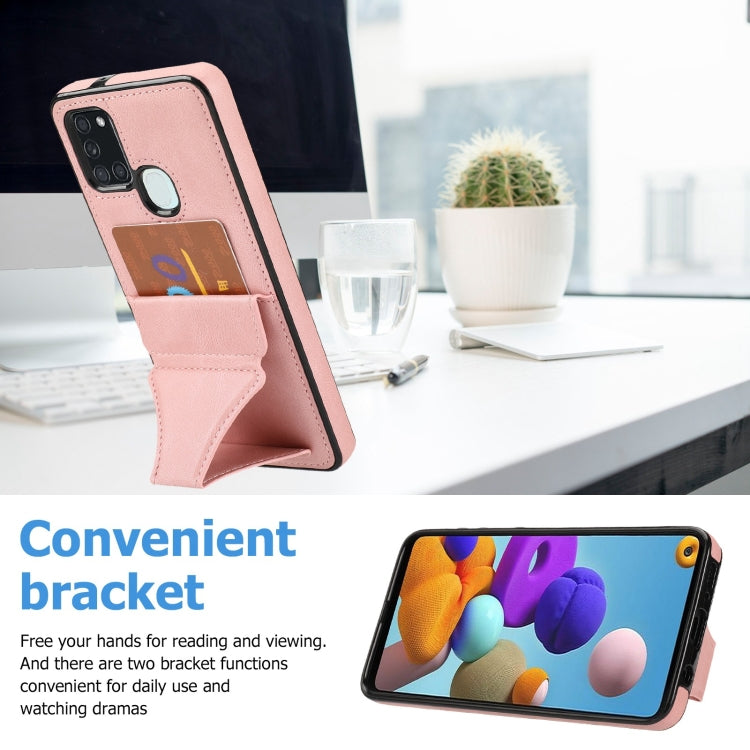 Custodia protettiva antiurto ultrasottile con supporto, For Samsung Galaxy A21s, For Samsung Galaxy A32, For Samsung Galaxy A42 5G, For Samsung Galaxy A50