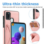 Custodia protettiva antiurto ultrasottile con supporto, For Samsung Galaxy A21s, For Samsung Galaxy A32, For Samsung Galaxy A42 5G, For Samsung Galaxy A50