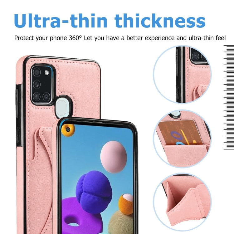 Custodia protettiva antiurto ultrasottile con supporto, For Samsung Galaxy A21s, For Samsung Galaxy A32, For Samsung Galaxy A42 5G, For Samsung Galaxy A50