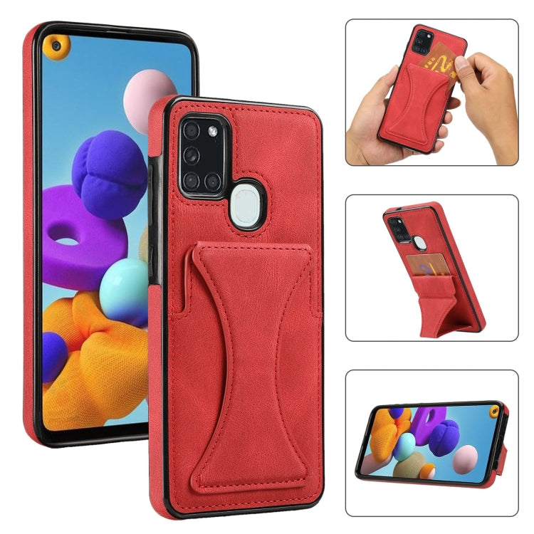 Custodia protettiva antiurto ultrasottile con supporto, For Samsung Galaxy A21s, For Samsung Galaxy A32, For Samsung Galaxy A42 5G, For Samsung Galaxy A50