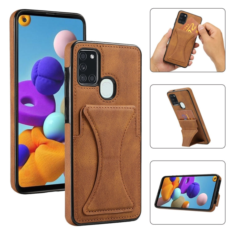Custodia protettiva antiurto ultrasottile con supporto, For Samsung Galaxy A21s, For Samsung Galaxy A32, For Samsung Galaxy A42 5G, For Samsung Galaxy A50
