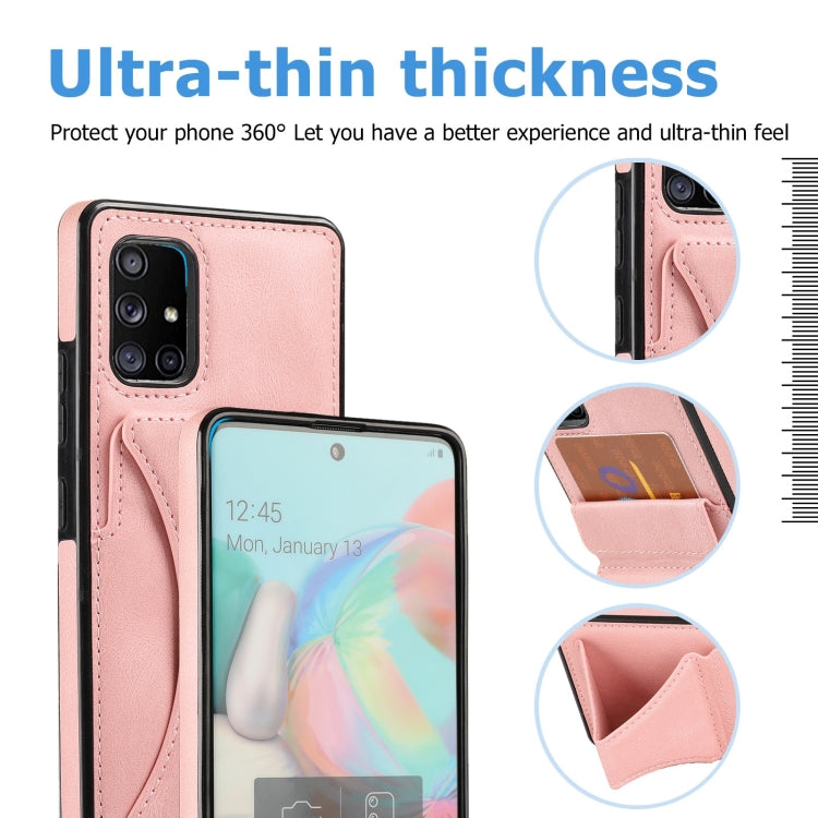 Custodia protettiva antiurto ultrasottile con supporto, For Samsung Galaxy A51 5G, For Samsung Galaxy A52 5G / 4G, For Samsung Galaxy A71 5G, For Samsung Galaxy S10+