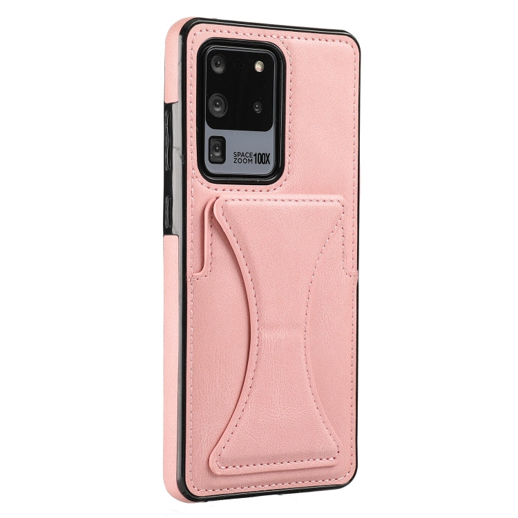 Custodia protettiva antiurto ultrasottile con supporto, For Samsung Galaxy S20 Ultra, For Samsung Galaxy S21 5G, For Samsung Galaxy S21+ 5G