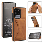 Custodia protettiva antiurto ultrasottile con supporto, For Samsung Galaxy S20 Ultra, For Samsung Galaxy S21 5G, For Samsung Galaxy S21+ 5G
