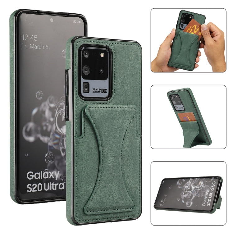 Custodia protettiva antiurto ultrasottile con supporto, For Samsung Galaxy S20 Ultra, For Samsung Galaxy S21 5G, For Samsung Galaxy S21+ 5G