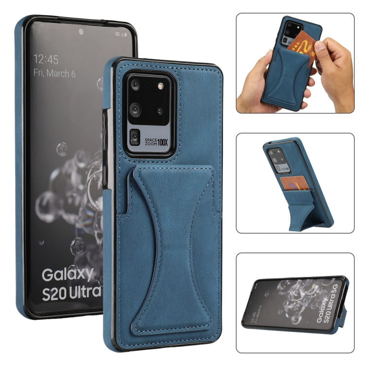 Custodia protettiva antiurto ultrasottile con supporto, For Samsung Galaxy S20 Ultra, For Samsung Galaxy S21 5G, For Samsung Galaxy S21+ 5G
