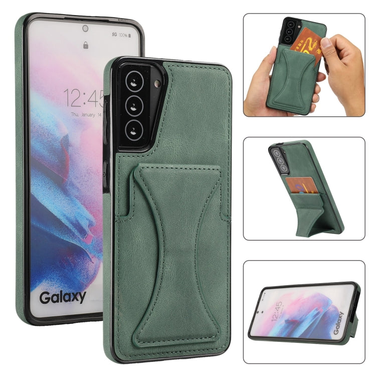 Custodia protettiva antiurto ultrasottile con supporto, For Samsung Galaxy S20 Ultra, For Samsung Galaxy S21 5G, For Samsung Galaxy S21+ 5G