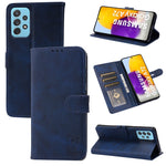 Custodia in pelle a ribalta orizzontale con motivo Happy Cat goffrato con supporto, slot per carte e portafoglio, For Samsung Galaxy A32 4G, For Samsung Galaxy A32 5G, For Samsung Galaxy A52 5G / 4G, For Samsung Galaxy A72 5G / 4G
