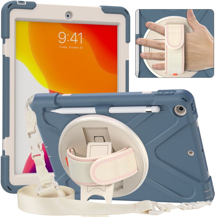 Custodia silicone con supporto e tracolla per iPad 10.2 e Galaxy