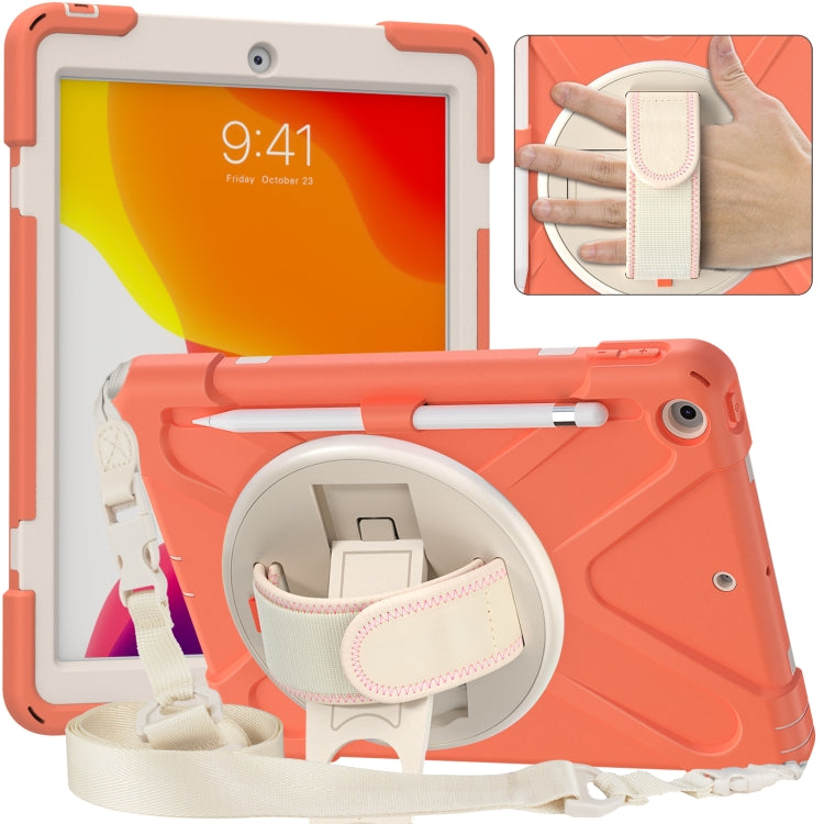 Custodia silicone con supporto e tracolla per iPad 10.2 e Galaxy
