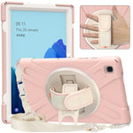Custodia silicone con supporto e tracolla per iPad 10.2 e Galaxy