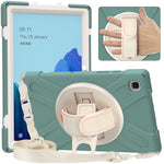 Custodia silicone con supporto e tracolla per iPad 10.2 e Galaxy