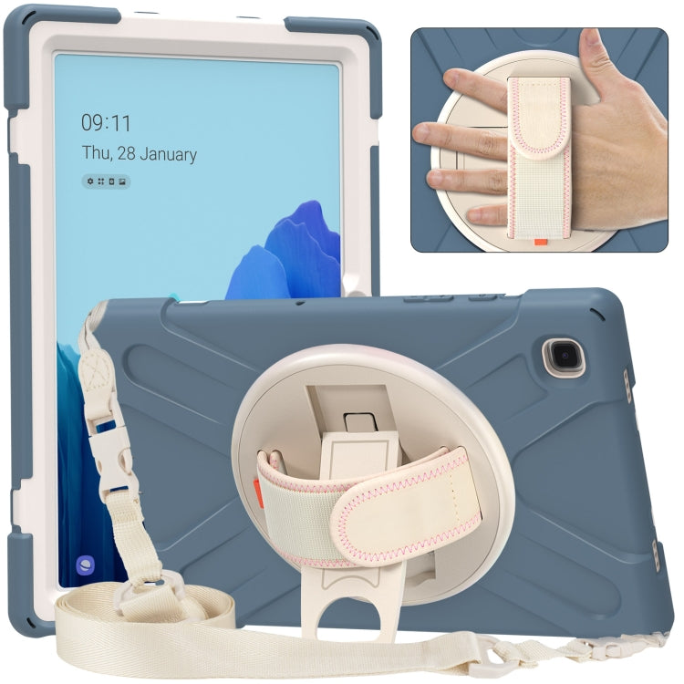 Custodia silicone con supporto e tracolla per iPad 10.2 e Galaxy