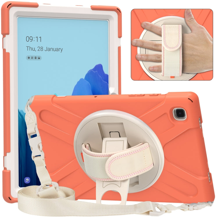 Custodia silicone con supporto e tracolla per iPad 10.2 e Galaxy