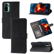 Custodia in pelle a ribalta orizzontale con motivo Happy Cat goffrato con supporto, slot per carte e portafoglio, For Xiaomi Redmi Note 10 4G, For Xiaomi Redmi Note 10 5G, For Xiaomi Redmi Note 10 Pro