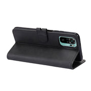 Custodia in pelle a ribalta orizzontale con motivo Happy Cat goffrato con supporto, slot per carte e portafoglio, For Xiaomi Redmi Note 10 4G, For Xiaomi Redmi Note 10 5G, For Xiaomi Redmi Note 10 Pro