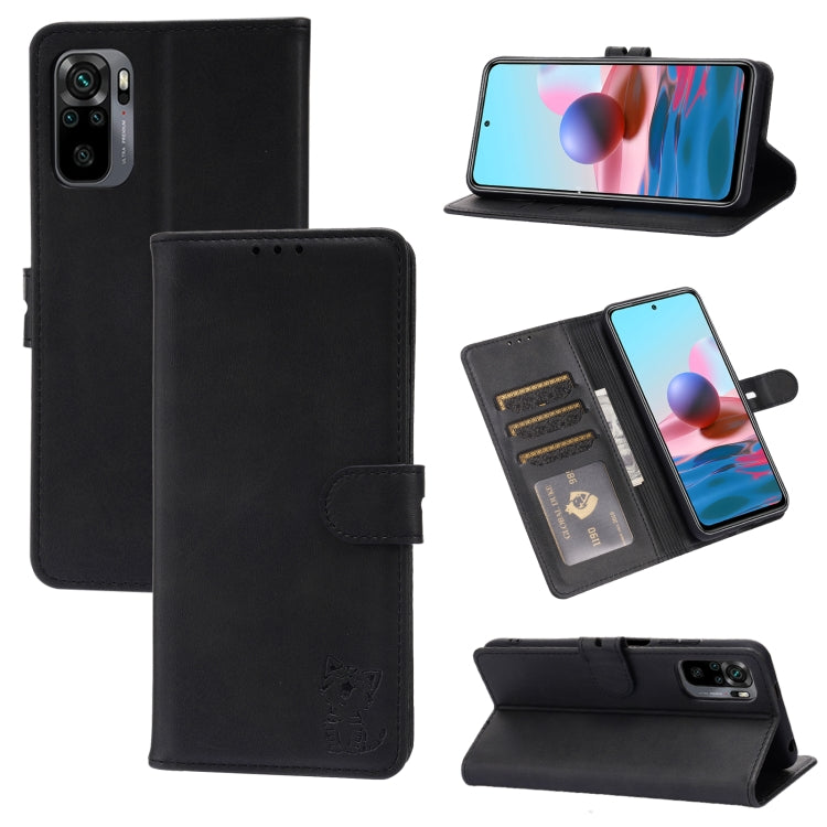 Custodia portafoglio in pelle per Xiaomi Redmi Note 10
