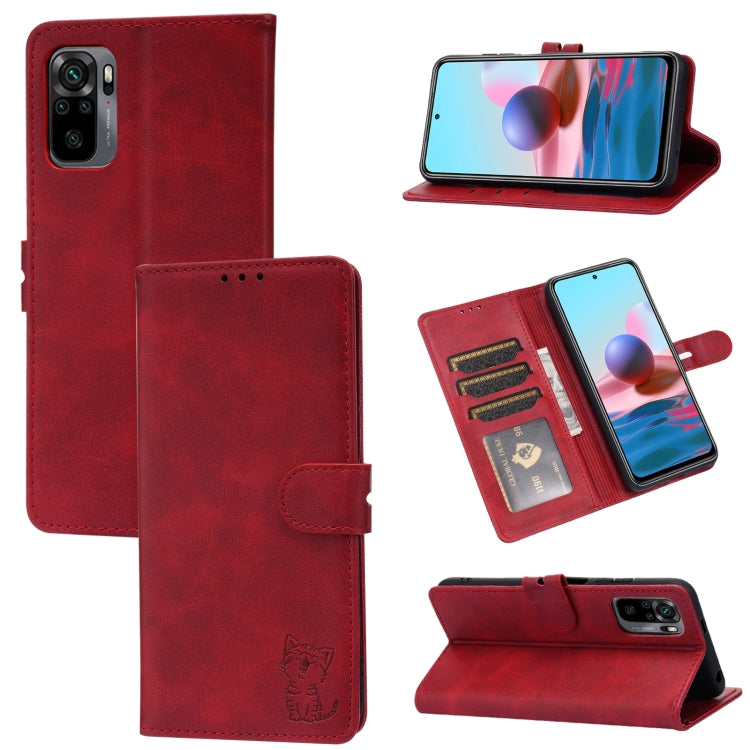 Custodia portafoglio in pelle per Xiaomi Redmi Note 10