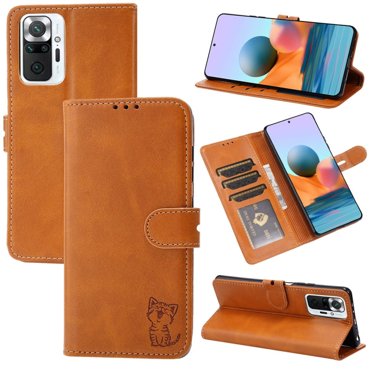 Custodia portafoglio in pelle per Xiaomi Redmi Note 10