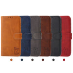 Custodia in pelle a ribalta orizzontale con motivo Happy Cat goffrato con supporto, slot per carte e portafoglio, For Sony Xperia 1 III, For Sony Xperia 5 III, For Sony Xperia 10 III