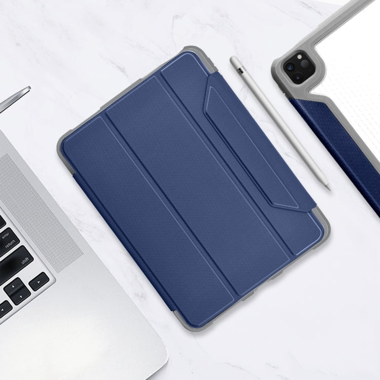 Mutural Custodia in pelle per PC serie Yagao orizzontale con supporto e slot per penna, For iPad Pro 11 (2021) / (2020)