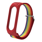Per cinturino di ricambio per cinturino in twill con fibbia a forma di 9 Xiaomi Mi Band 6/5/4/3