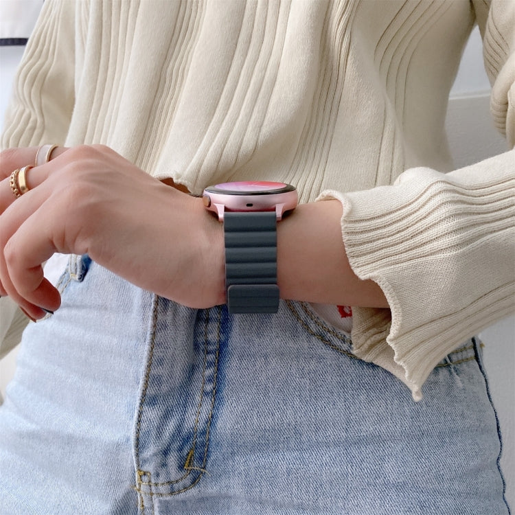 Cinturino di ricambio magnetico universale in silicone, 20mm, 22mm, 20mm For Samsung Smart Watch, 22mm For Samsung Smart Watch
