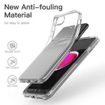 Custodia protettiva in TPU trasparente per smartphone Apple
