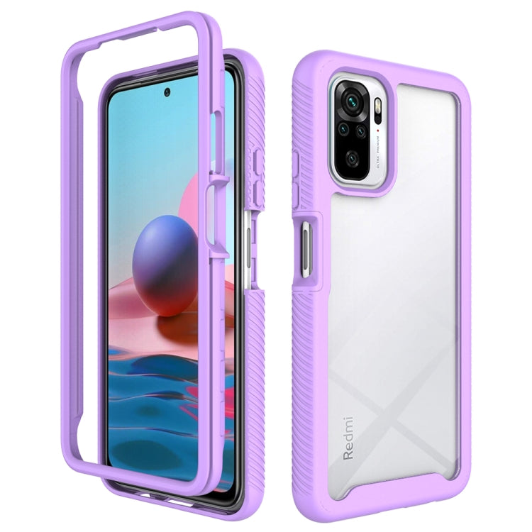Starry Sky Solid Color Series Custodia protettiva antiurto per PC + TPU, For Xiaomi Redmi Note 10, For Xiaomi Redmi Note 10 Pro