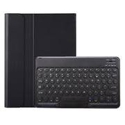 YA11B 2021 Custodia in pelle per tastiera Bluetooth con copritastiera tondo in pelle di agnello staccabile con slot per penna e supporto, For iPad Pro 11 2021 / Air4 / Air5 / Pro 11