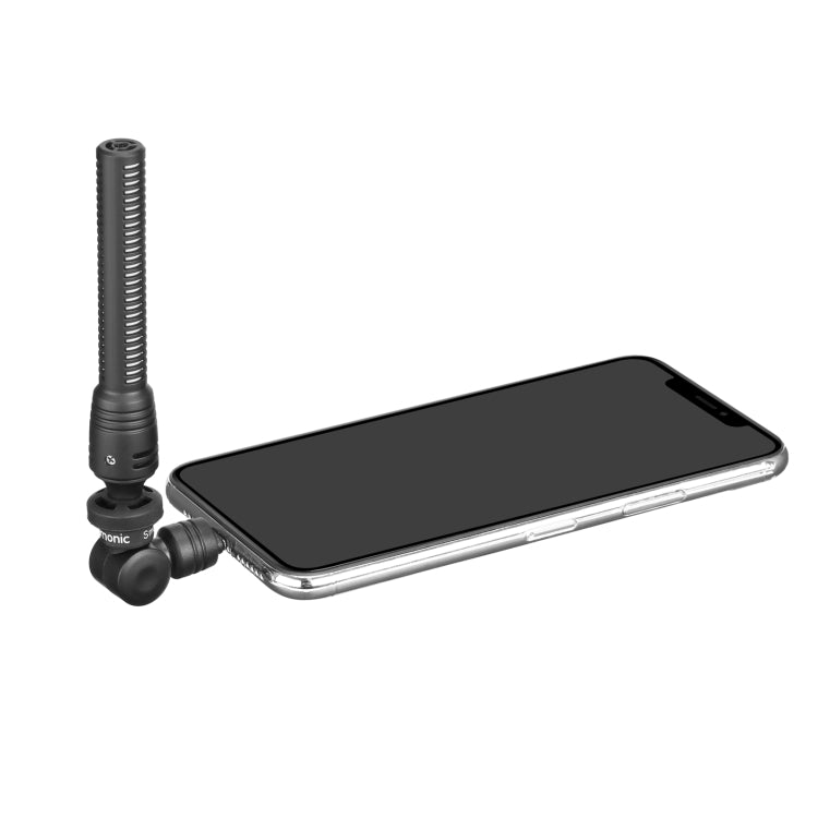 Saramonic SmartMic5S Microfono unidirezionale super lungo per dispositivi mobili TRRS da 3,5 mm, SmartMic5D