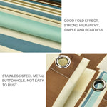 Tende da doccia in tessuto di poliestere impermeabile spesso a trama verticale multicolore, 180x180cm, 180x200cm, 200x180cm, 200x200cm, 200x220cm, 200x240cm, 180x220cm, 180x240cm, 150x180cm, 120x180cm